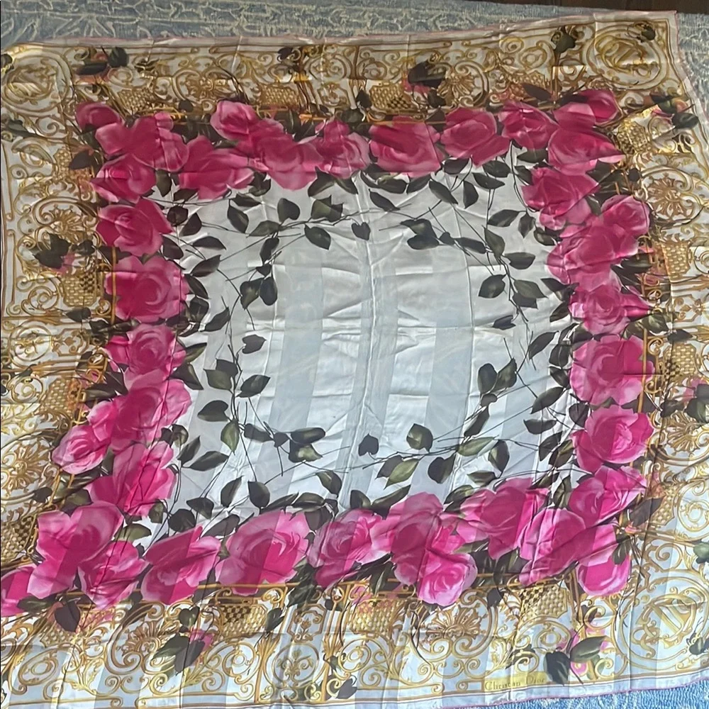 Christian Dior scarf 51x51 inches preowned